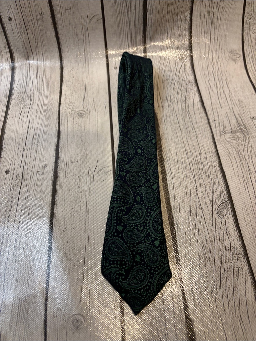 Star Wars Green Paisley Men's Tie